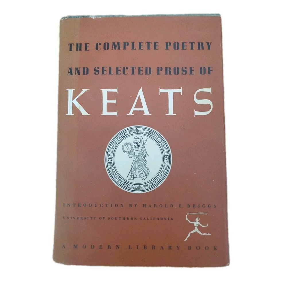 The Complete Poetry and Selected Prose of Keats Modern Library Book HCDJ 1951‎